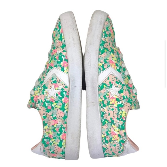Converse Green & Pink pastel sneakers. Size 7 - Picture 3 of 8